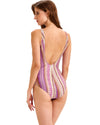 Zip-Front One-Piece Swimsuit