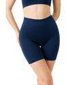 High-Waist Biker Shorts with Sculpting Fit