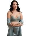 Satin Dress With Matching Robe
