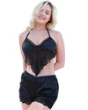 Satin short set