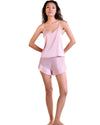 Short satin set