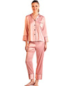 plain satin pjs