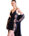 DRESS SATIN WITH ROBE