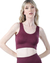 Crop sportswear top