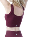 Crop sportswear top