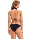 Black Mesh Cutout Monokini