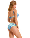 Blue Stripe Bikini Set