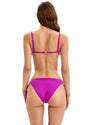 Women's Triangle Bikini Set with Chain-Link Strap Detail
