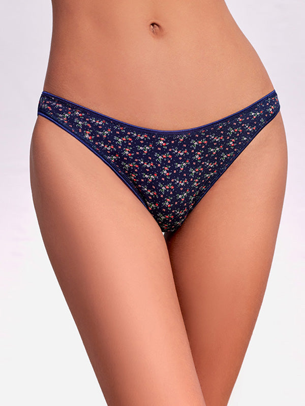 Dotted & Floral Mid-Waist Panty Delight