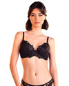 model wearing soft pad bra