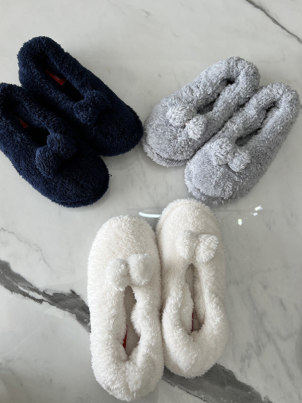 Luxurious Furry Home Slippers for Summer and Spring