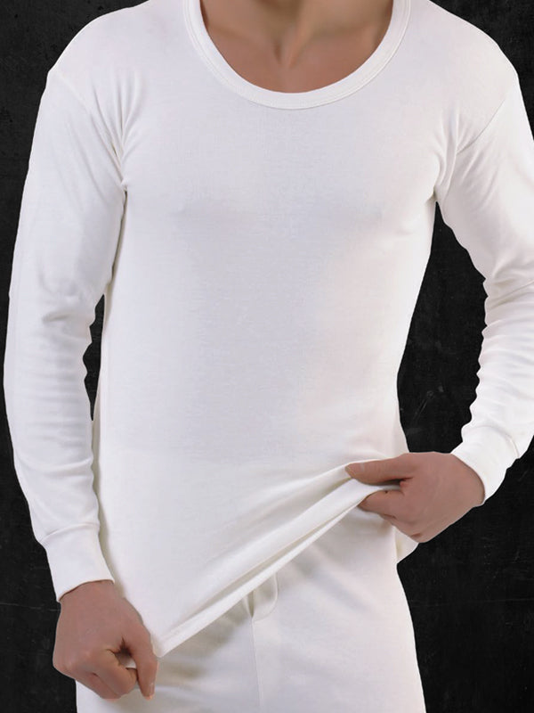 Cotton Long Sleeve Shirt V-Neck