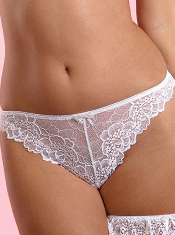 The Seamless Delight Tanga with Mid-Waist Laces