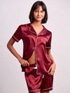 Short Satin Loungewear
