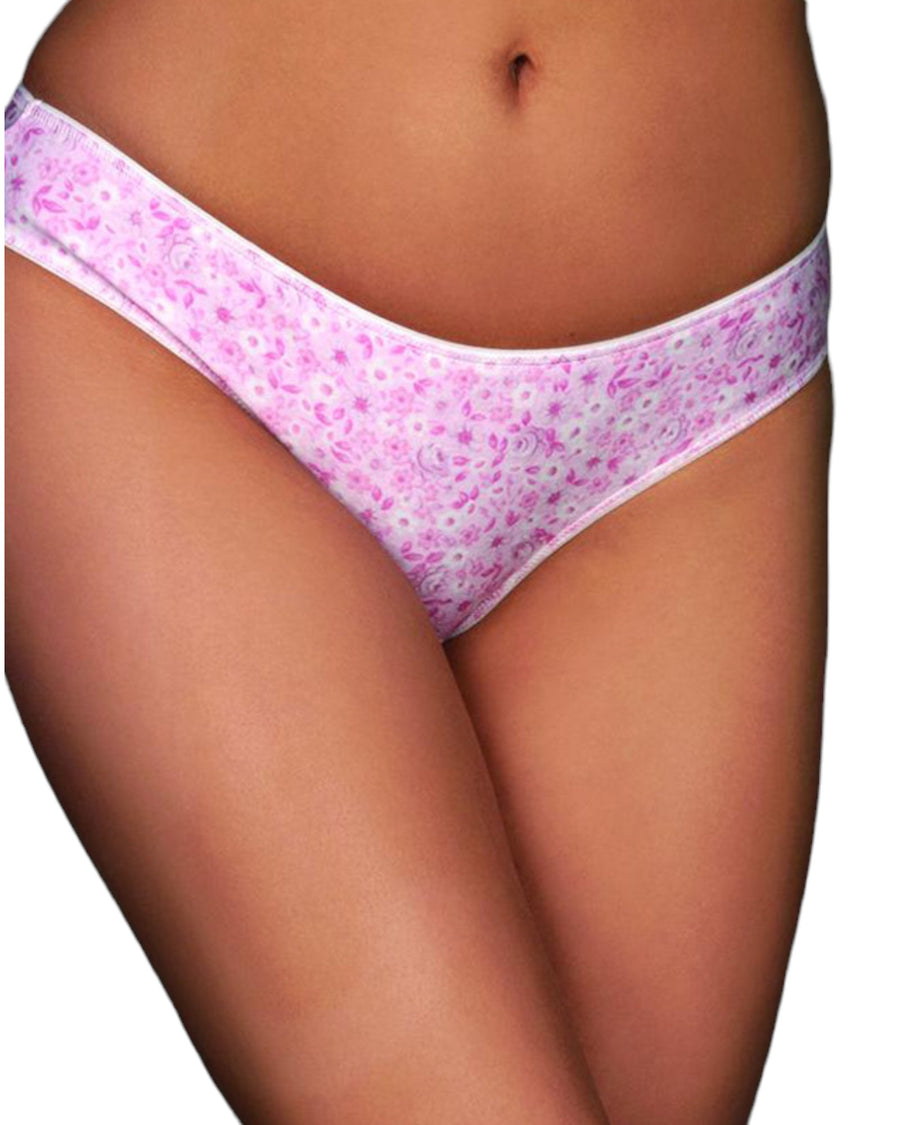 Printed Cotton Bikini Low waist