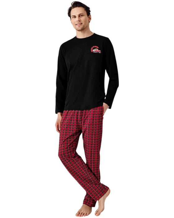 Men’s Christmas Plaid Pajama Set