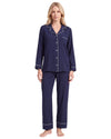 Classic Piped Long Pajama Set