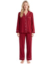 Classic Piped Long Pajama Set