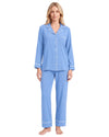 Classic Piped Long Pajama Set