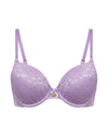 Purple lace bra