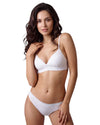 Non wired cotton bra with soft pads for your full comfort with removable straps