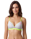 Colorful non wired cotton bra with soft pads for your full in style comfort 