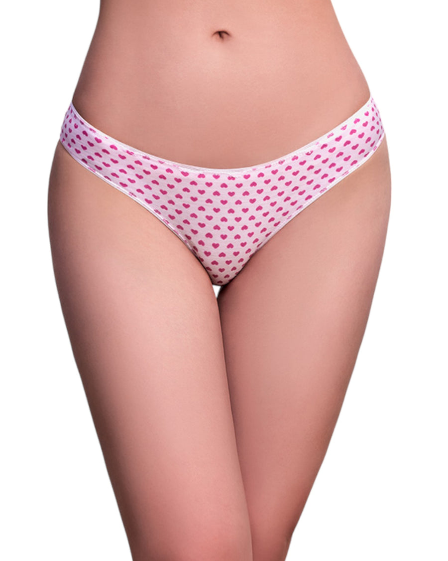 heart printed panty