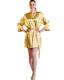  satin robe