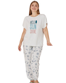  Printed Pajama Set