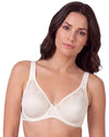 Underwired light molded bra with wide straps