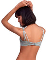 Amazing soft pad bra with front & back lacesBrasEllina Lingerie