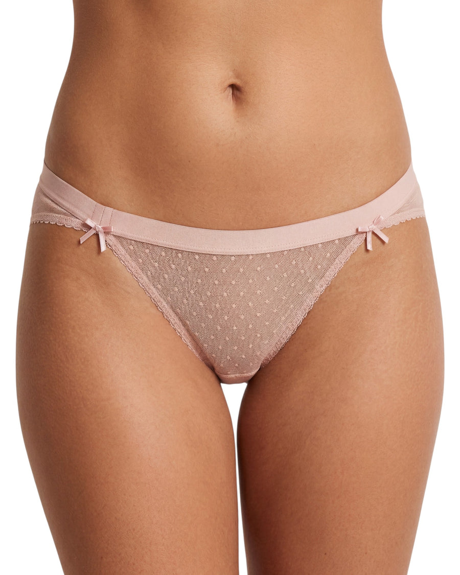 Pink polka dot underwear