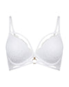 White bra with lace details