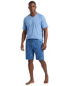 Men’s Check Shorts Pajama Set