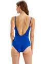 Women's Royal Blue One-Piece Swimsuit with Chain-Link Strap Detail