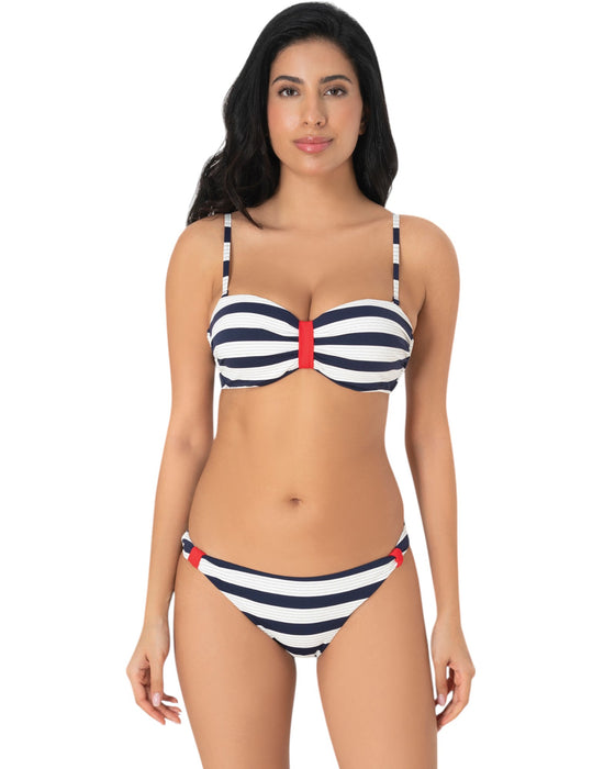 Nautical Stripe Underwire Bikini Set