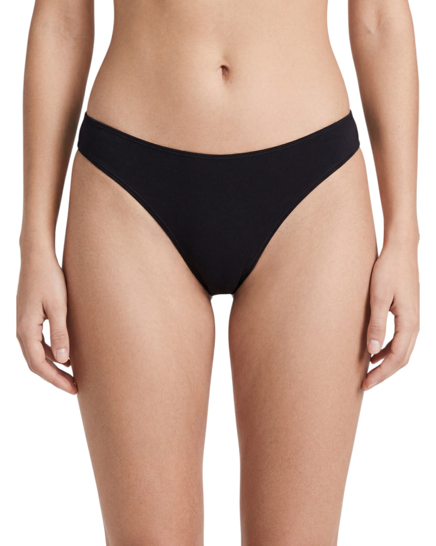 black cotton panty