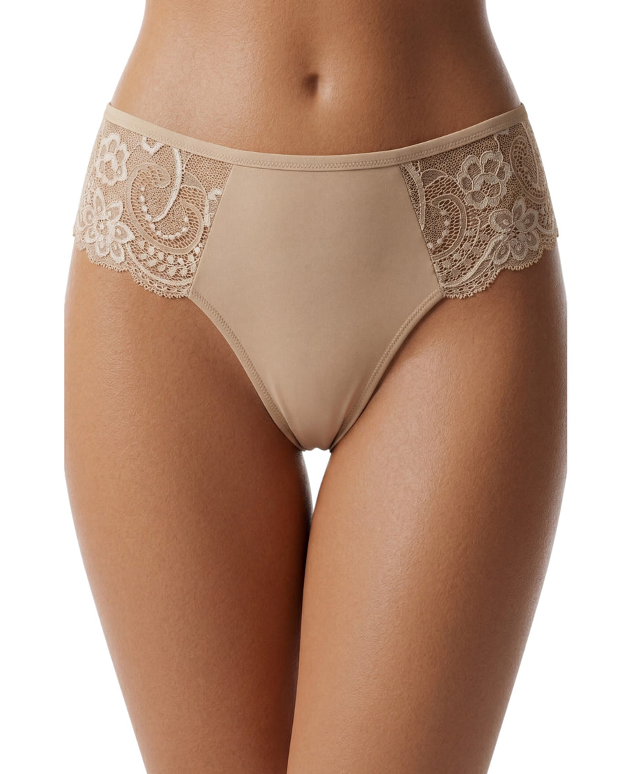 Skin Lace Panel Brief