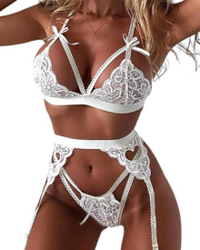  Embroidered Bra Set 