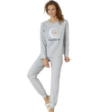 Sweet Dreams Cozy Printed Winter Pajama Set