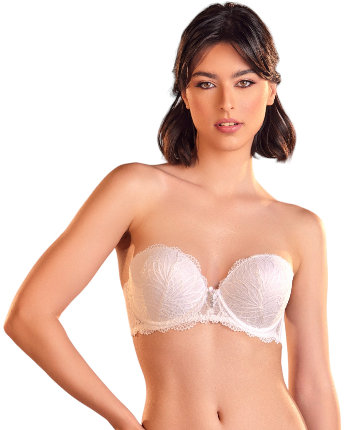  embroidery push up bra