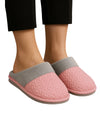 CozyKnit Quilted Plush Slippers