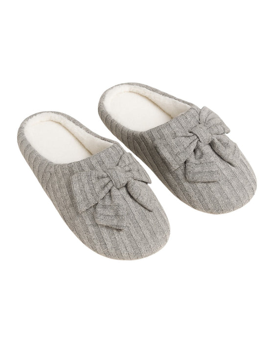 Bow Winter Slippers