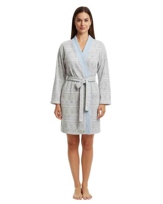 Women's Soft Printed Robe