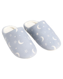  Light Blue Moon & Star Slippers