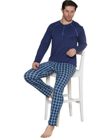  Men's Cozy Plaid Sleepwear