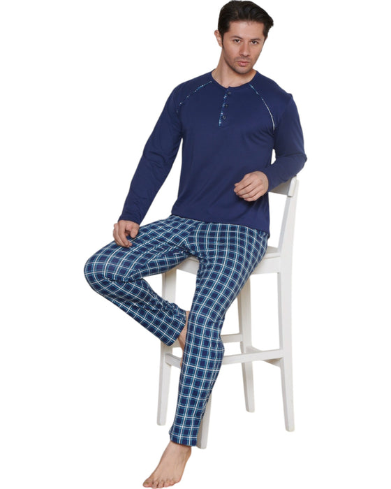 Men's Cozy Plaid Sleepwear