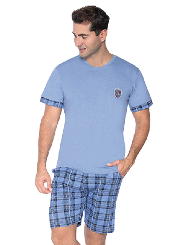man model wearing summer pajamas set 